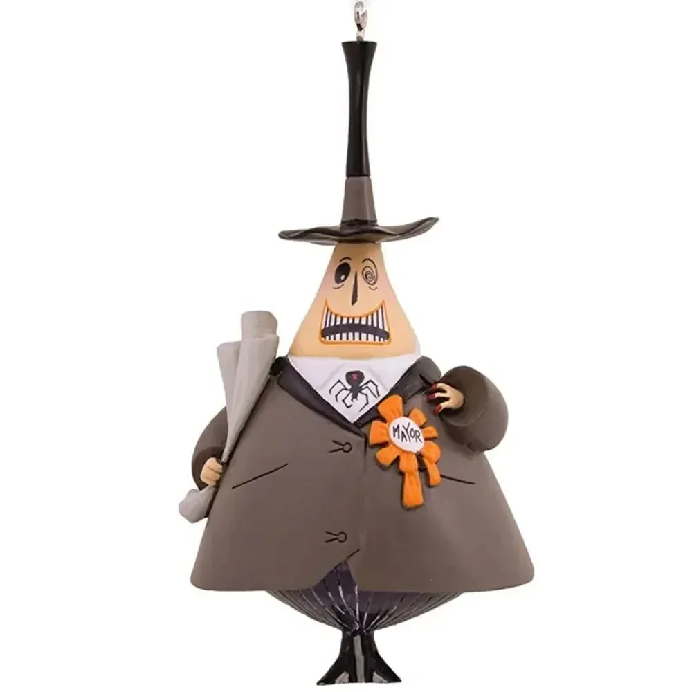 Hallmark Nightmare Before Christmas Mayor Christmas Tree Ornament 2022 2-Sided